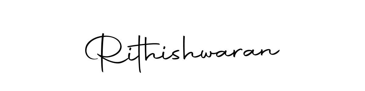 Use a signature maker to create a handwritten signature online. With this signature software, you can design (Autography-DOLnW) your own signature for name Rithishwaran. Rithishwaran signature style 10 images and pictures png