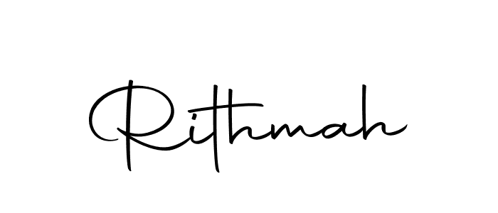 Make a beautiful signature design for name Rithmah. With this signature (Autography-DOLnW) style, you can create a handwritten signature for free. Rithmah signature style 10 images and pictures png