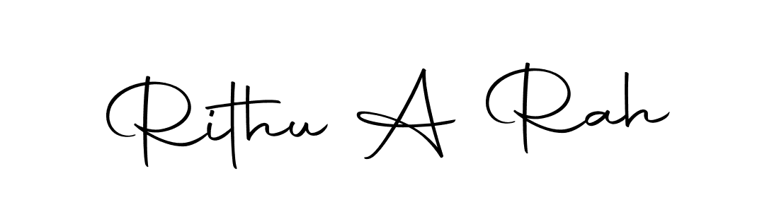 Design your own signature with our free online signature maker. With this signature software, you can create a handwritten (Autography-DOLnW) signature for name Rithu A Rah. Rithu A Rah signature style 10 images and pictures png