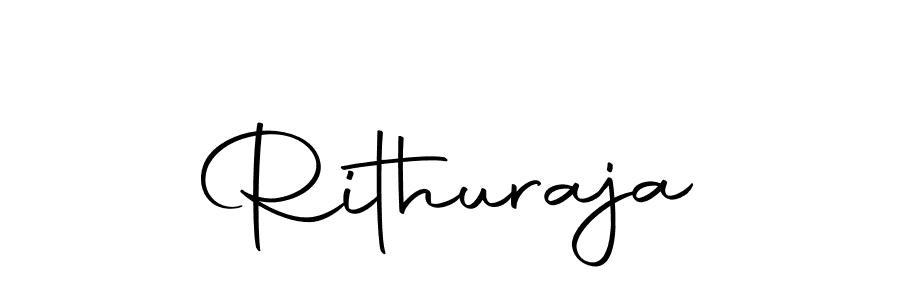 Design your own signature with our free online signature maker. With this signature software, you can create a handwritten (Autography-DOLnW) signature for name Rithuraja. Rithuraja signature style 10 images and pictures png