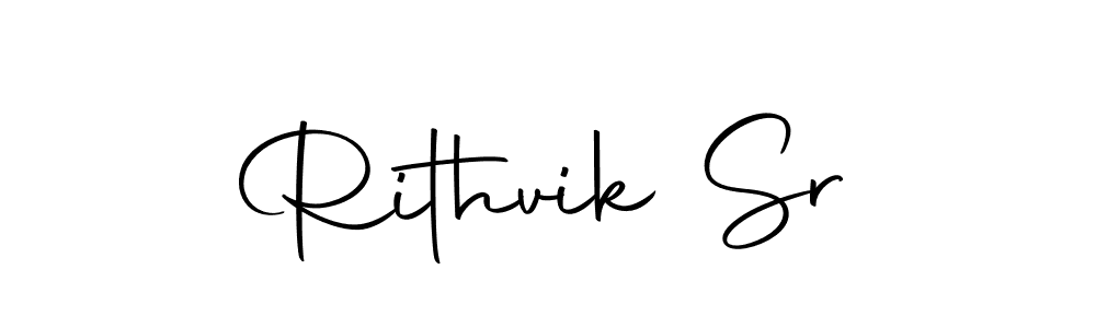 Design your own signature with our free online signature maker. With this signature software, you can create a handwritten (Autography-DOLnW) signature for name Rithvik Sr. Rithvik Sr signature style 10 images and pictures png