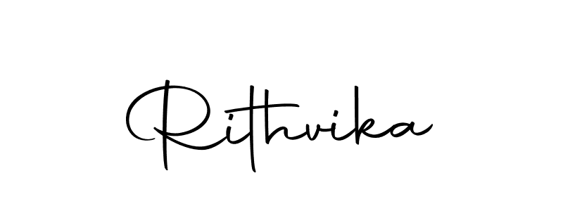Rithvika stylish signature style. Best Handwritten Sign (Autography-DOLnW) for my name. Handwritten Signature Collection Ideas for my name Rithvika. Rithvika signature style 10 images and pictures png