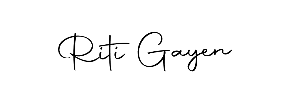 Make a short Riti Gayen signature style. Manage your documents anywhere anytime using Autography-DOLnW. Create and add eSignatures, submit forms, share and send files easily. Riti Gayen signature style 10 images and pictures png