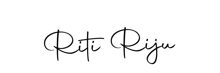 You should practise on your own different ways (Autography-DOLnW) to write your name (Riti Riju) in signature. don't let someone else do it for you. Riti Riju signature style 10 images and pictures png