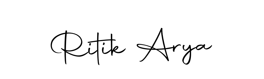 It looks lik you need a new signature style for name Ritik Arya. Design unique handwritten (Autography-DOLnW) signature with our free signature maker in just a few clicks. Ritik Arya signature style 10 images and pictures png