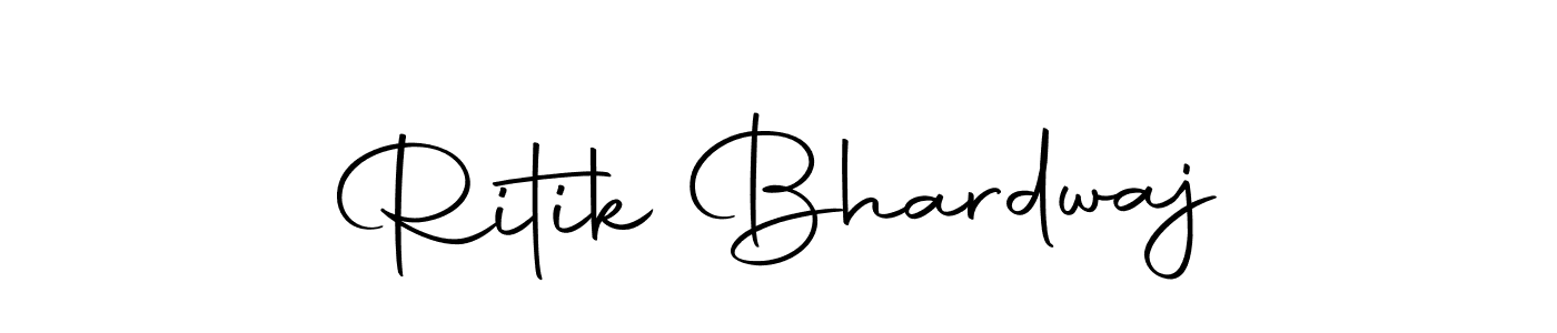 Make a beautiful signature design for name Ritik Bhardwaj. With this signature (Autography-DOLnW) style, you can create a handwritten signature for free. Ritik Bhardwaj signature style 10 images and pictures png