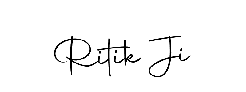 You should practise on your own different ways (Autography-DOLnW) to write your name (Ritik Ji) in signature. don't let someone else do it for you. Ritik Ji signature style 10 images and pictures png
