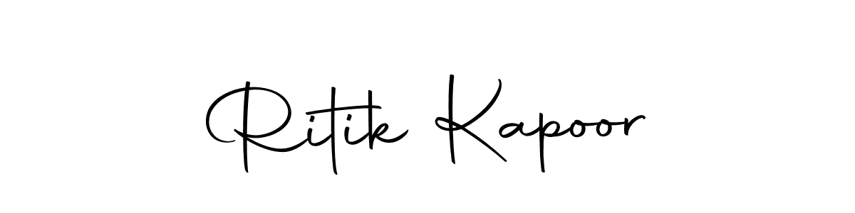Make a beautiful signature design for name Ritik Kapoor. With this signature (Autography-DOLnW) style, you can create a handwritten signature for free. Ritik Kapoor signature style 10 images and pictures png