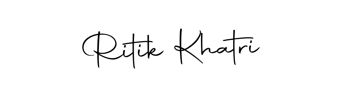 The best way (Autography-DOLnW) to make a short signature is to pick only two or three words in your name. The name Ritik Khatri include a total of six letters. For converting this name. Ritik Khatri signature style 10 images and pictures png