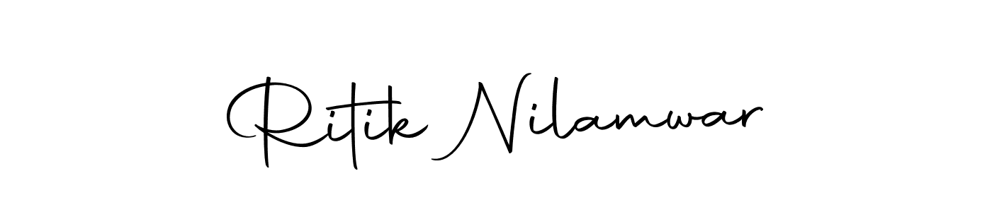 You can use this online signature creator to create a handwritten signature for the name Ritik Nilamwar. This is the best online autograph maker. Ritik Nilamwar signature style 10 images and pictures png