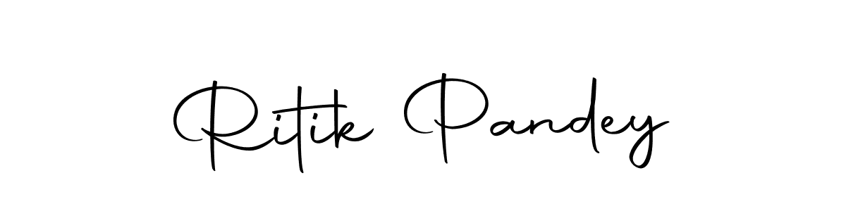 You can use this online signature creator to create a handwritten signature for the name Ritik Pandey. This is the best online autograph maker. Ritik Pandey signature style 10 images and pictures png