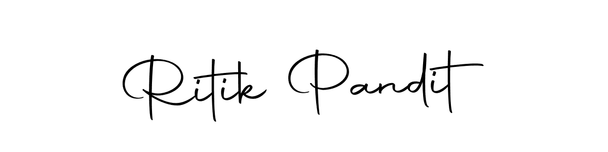 Ritik Pandit stylish signature style. Best Handwritten Sign (Autography-DOLnW) for my name. Handwritten Signature Collection Ideas for my name Ritik Pandit. Ritik Pandit signature style 10 images and pictures png