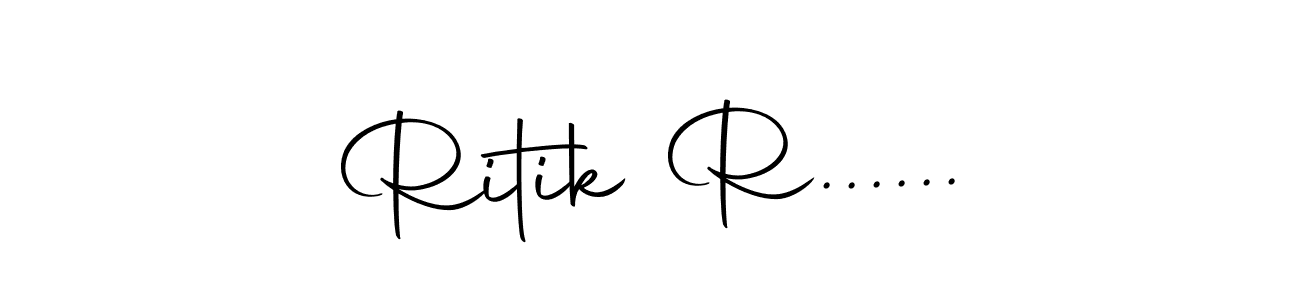 How to make Ritik R...... signature? Autography-DOLnW is a professional autograph style. Create handwritten signature for Ritik R...... name. Ritik R...... signature style 10 images and pictures png