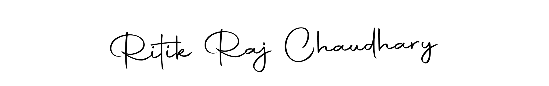 Use a signature maker to create a handwritten signature online. With this signature software, you can design (Autography-DOLnW) your own signature for name Ritik Raj Chaudhary. Ritik Raj Chaudhary signature style 10 images and pictures png