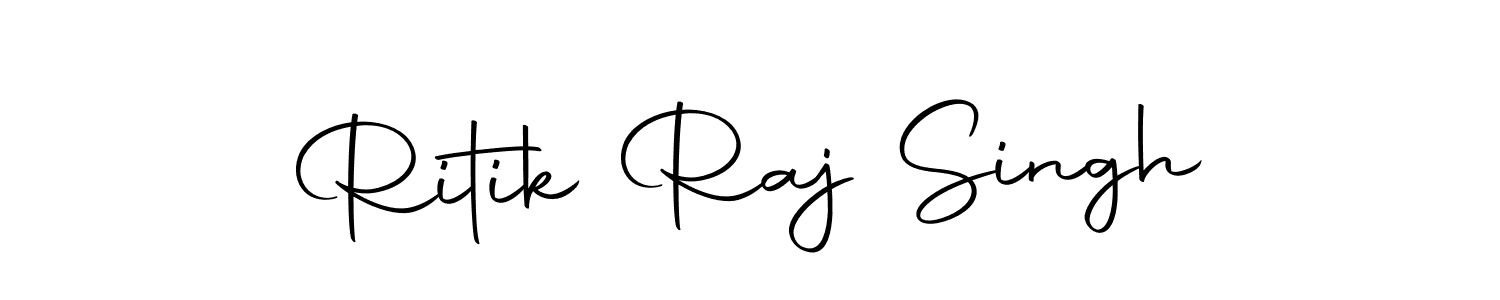Create a beautiful signature design for name Ritik Raj Singh. With this signature (Autography-DOLnW) fonts, you can make a handwritten signature for free. Ritik Raj Singh signature style 10 images and pictures png