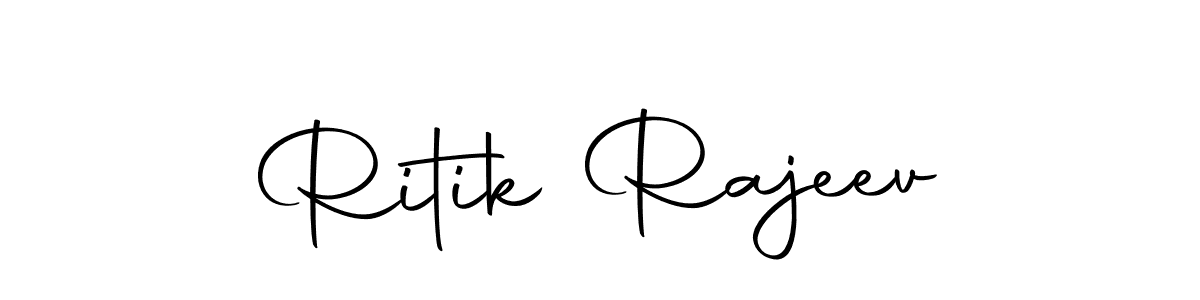 Make a beautiful signature design for name Ritik Rajeev. With this signature (Autography-DOLnW) style, you can create a handwritten signature for free. Ritik Rajeev signature style 10 images and pictures png