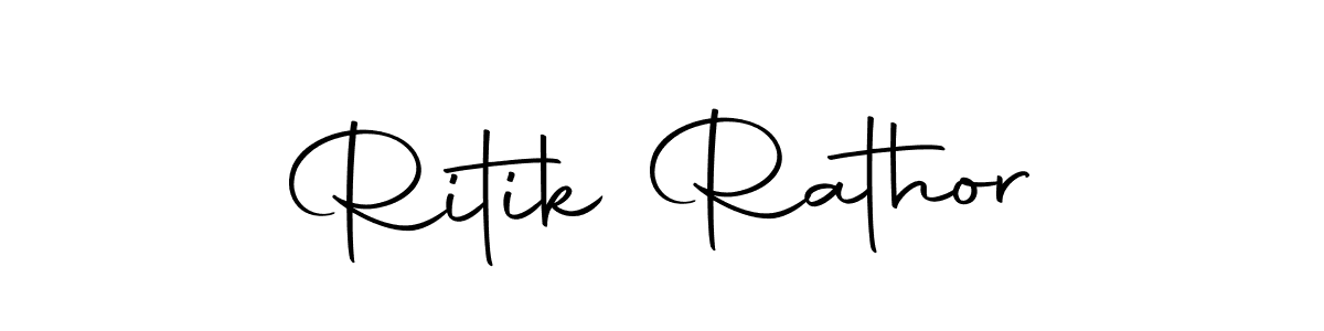 Make a beautiful signature design for name Ritik Rathor. With this signature (Autography-DOLnW) style, you can create a handwritten signature for free. Ritik Rathor signature style 10 images and pictures png