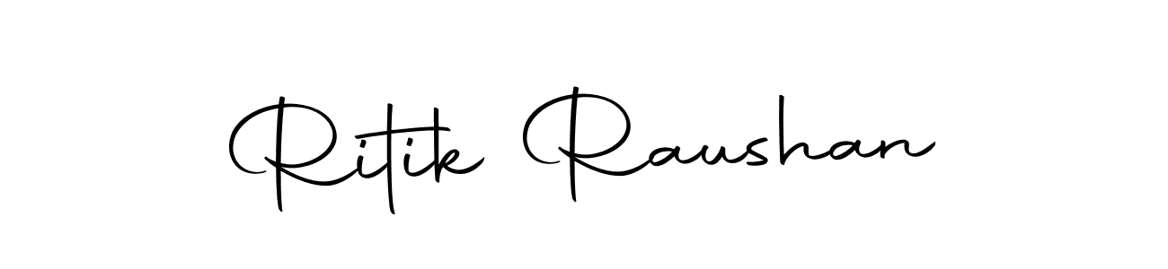 The best way (Autography-DOLnW) to make a short signature is to pick only two or three words in your name. The name Ritik Raushan include a total of six letters. For converting this name. Ritik Raushan signature style 10 images and pictures png