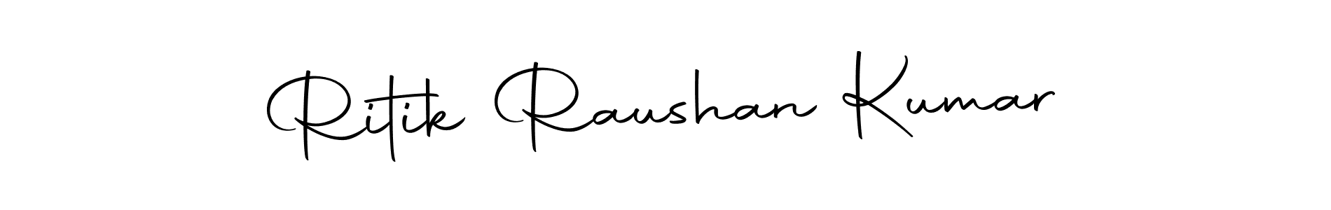 Also we have Ritik Raushan Kumar name is the best signature style. Create professional handwritten signature collection using Autography-DOLnW autograph style. Ritik Raushan Kumar signature style 10 images and pictures png