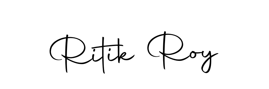 Create a beautiful signature design for name Ritik Roy. With this signature (Autography-DOLnW) fonts, you can make a handwritten signature for free. Ritik Roy signature style 10 images and pictures png