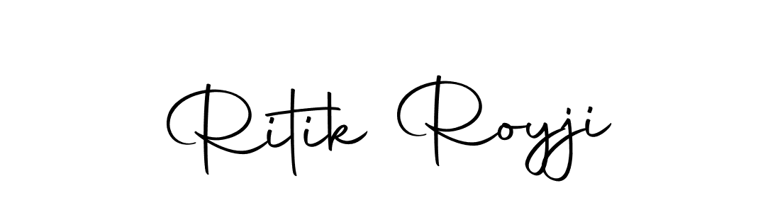Design your own signature with our free online signature maker. With this signature software, you can create a handwritten (Autography-DOLnW) signature for name Ritik Royji. Ritik Royji signature style 10 images and pictures png