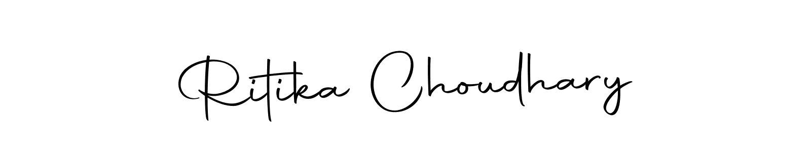 The best way (Autography-DOLnW) to make a short signature is to pick only two or three words in your name. The name Ritika Choudhary include a total of six letters. For converting this name. Ritika Choudhary signature style 10 images and pictures png