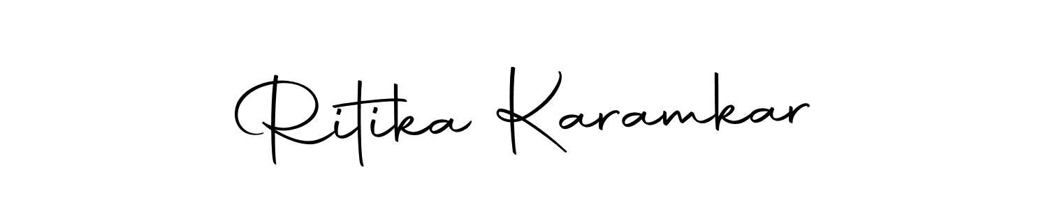It looks lik you need a new signature style for name Ritika Karamkar. Design unique handwritten (Autography-DOLnW) signature with our free signature maker in just a few clicks. Ritika Karamkar signature style 10 images and pictures png