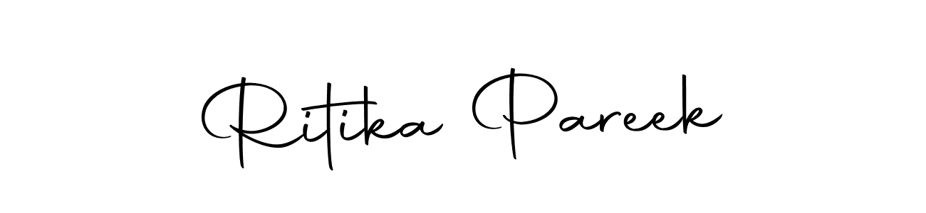 You can use this online signature creator to create a handwritten signature for the name Ritika Pareek. This is the best online autograph maker. Ritika Pareek signature style 10 images and pictures png