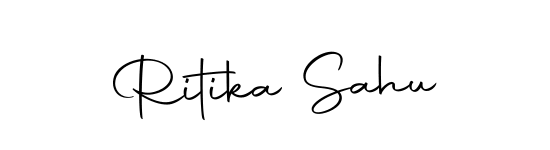 You should practise on your own different ways (Autography-DOLnW) to write your name (Ritika Sahu) in signature. don't let someone else do it for you. Ritika Sahu signature style 10 images and pictures png