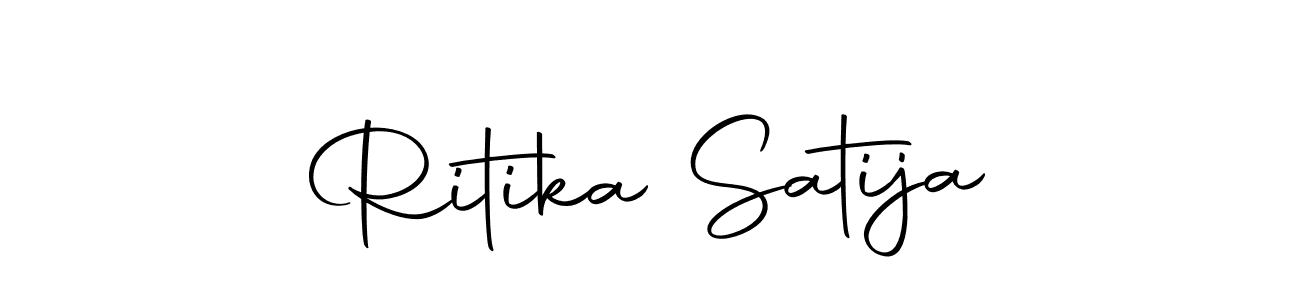 Make a beautiful signature design for name Ritika Satija. Use this online signature maker to create a handwritten signature for free. Ritika Satija signature style 10 images and pictures png