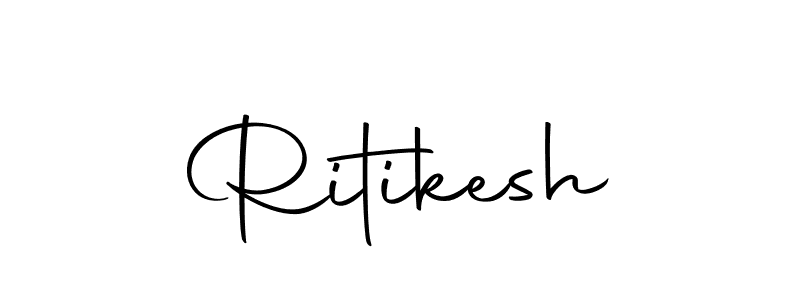 How to make Ritikesh signature? Autography-DOLnW is a professional autograph style. Create handwritten signature for Ritikesh name. Ritikesh signature style 10 images and pictures png