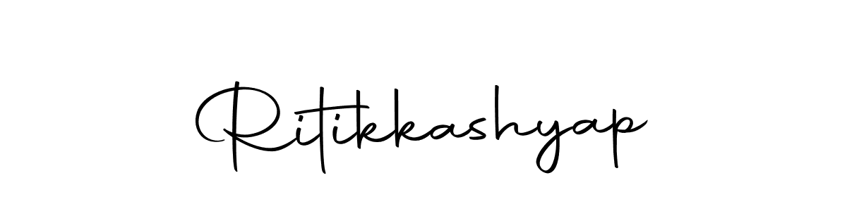 Ritikkashyap stylish signature style. Best Handwritten Sign (Autography-DOLnW) for my name. Handwritten Signature Collection Ideas for my name Ritikkashyap. Ritikkashyap signature style 10 images and pictures png