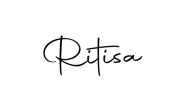 Use a signature maker to create a handwritten signature online. With this signature software, you can design (Autography-DOLnW) your own signature for name Ritisa. Ritisa signature style 10 images and pictures png