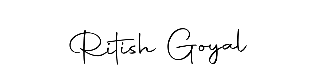 Here are the top 10 professional signature styles for the name Ritish Goyal. These are the best autograph styles you can use for your name. Ritish Goyal signature style 10 images and pictures png
