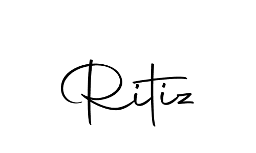 Similarly Autography-DOLnW is the best handwritten signature design. Signature creator online .You can use it as an online autograph creator for name Ritiz. Ritiz signature style 10 images and pictures png