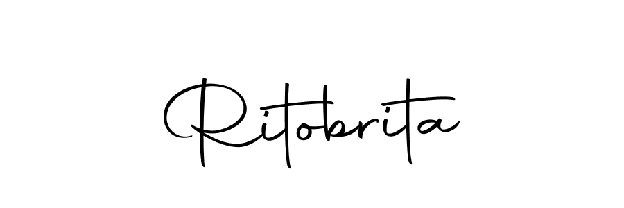 Here are the top 10 professional signature styles for the name Ritobrita. These are the best autograph styles you can use for your name. Ritobrita signature style 10 images and pictures png