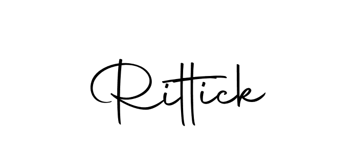 if you are searching for the best signature style for your name Rittick. so please give up your signature search. here we have designed multiple signature styles  using Autography-DOLnW. Rittick signature style 10 images and pictures png