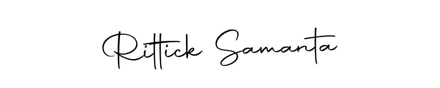 Make a short Rittick Samanta signature style. Manage your documents anywhere anytime using Autography-DOLnW. Create and add eSignatures, submit forms, share and send files easily. Rittick Samanta signature style 10 images and pictures png