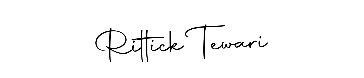 Use a signature maker to create a handwritten signature online. With this signature software, you can design (Autography-DOLnW) your own signature for name Rittick Tewari. Rittick Tewari signature style 10 images and pictures png