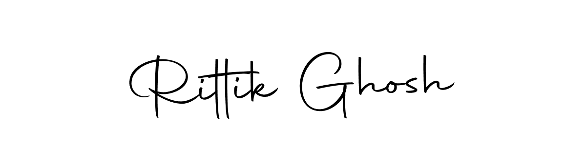You should practise on your own different ways (Autography-DOLnW) to write your name (Rittik Ghosh) in signature. don't let someone else do it for you. Rittik Ghosh signature style 10 images and pictures png
