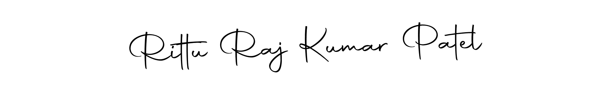 Create a beautiful signature design for name Rittu Raj Kumar Patel. With this signature (Autography-DOLnW) fonts, you can make a handwritten signature for free. Rittu Raj Kumar Patel signature style 10 images and pictures png