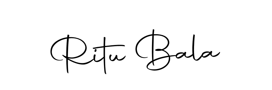 How to make Ritu Bala name signature. Use Autography-DOLnW style for creating short signs online. This is the latest handwritten sign. Ritu Bala signature style 10 images and pictures png