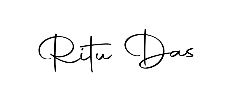 Design your own signature with our free online signature maker. With this signature software, you can create a handwritten (Autography-DOLnW) signature for name Ritu Das. Ritu Das signature style 10 images and pictures png