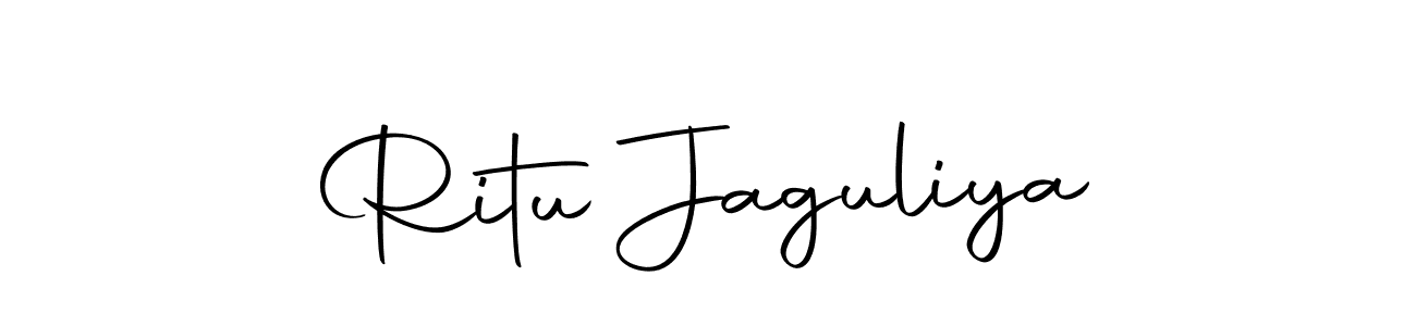 Use a signature maker to create a handwritten signature online. With this signature software, you can design (Autography-DOLnW) your own signature for name Ritu Jaguliya. Ritu Jaguliya signature style 10 images and pictures png