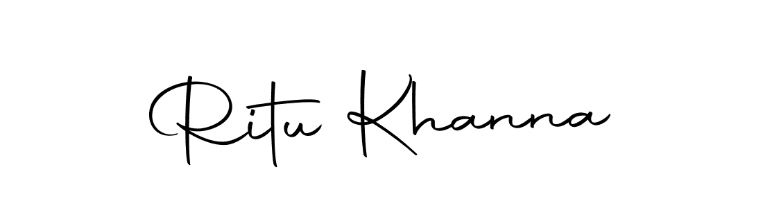 The best way (Autography-DOLnW) to make a short signature is to pick only two or three words in your name. The name Ritu Khanna include a total of six letters. For converting this name. Ritu Khanna signature style 10 images and pictures png