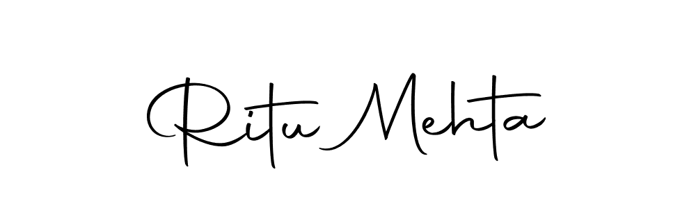 You should practise on your own different ways (Autography-DOLnW) to write your name (Ritu Mehta) in signature. don't let someone else do it for you. Ritu Mehta signature style 10 images and pictures png