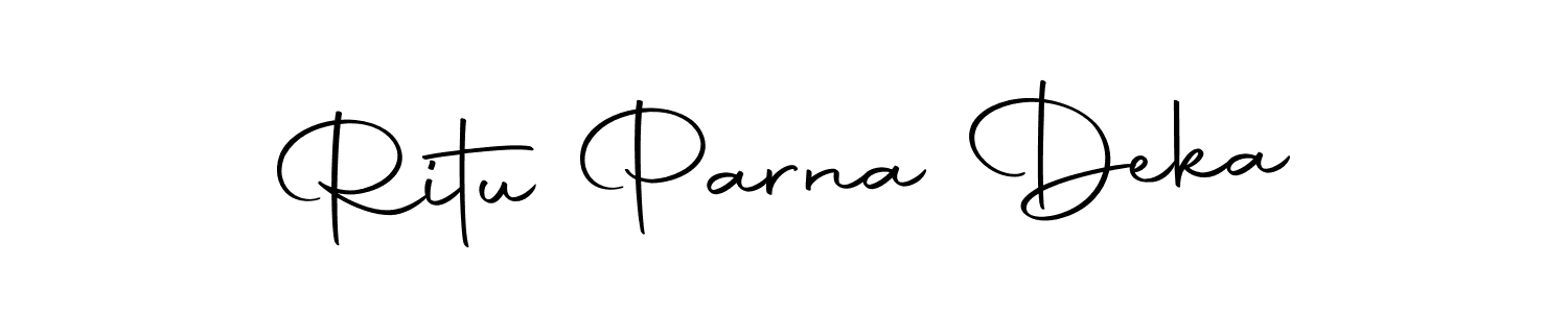 Once you've used our free online signature maker to create your best signature Autography-DOLnW style, it's time to enjoy all of the benefits that Ritu Parna Deka name signing documents. Ritu Parna Deka signature style 10 images and pictures png