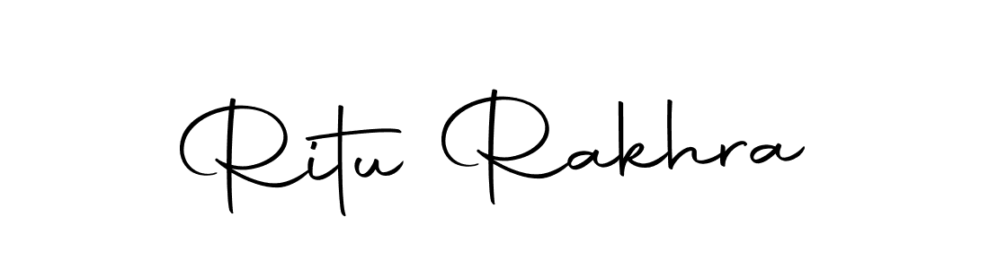 Design your own signature with our free online signature maker. With this signature software, you can create a handwritten (Autography-DOLnW) signature for name Ritu Rakhra. Ritu Rakhra signature style 10 images and pictures png