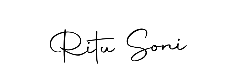 Make a short Ritu Soni signature style. Manage your documents anywhere anytime using Autography-DOLnW. Create and add eSignatures, submit forms, share and send files easily. Ritu Soni signature style 10 images and pictures png