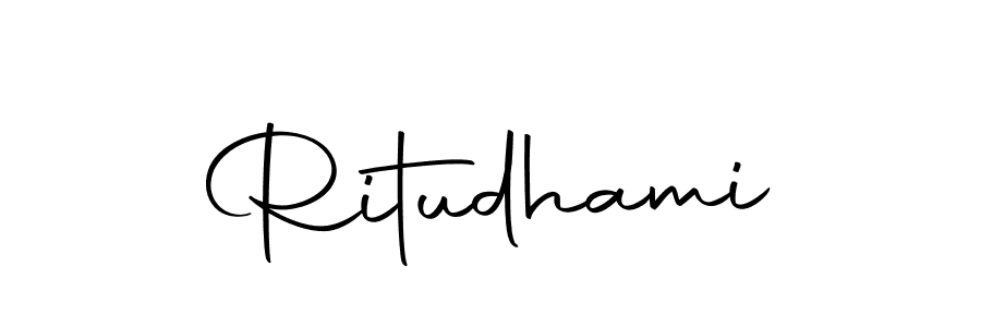 The best way (Autography-DOLnW) to make a short signature is to pick only two or three words in your name. The name Ritudhami include a total of six letters. For converting this name. Ritudhami signature style 10 images and pictures png